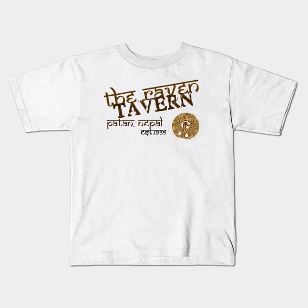 the Raven Tavern Kids T-Shirt by theSteele